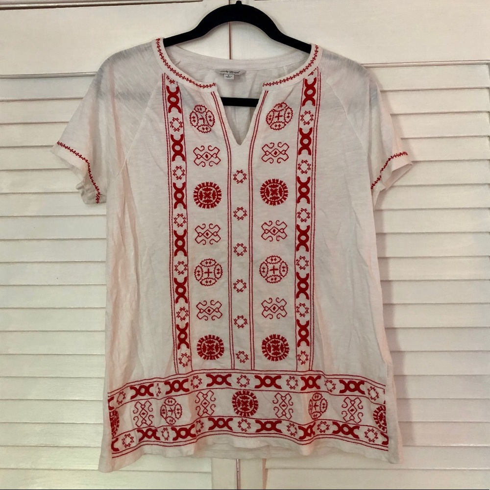 Lucky Brand Embroidered Top | Size: L
